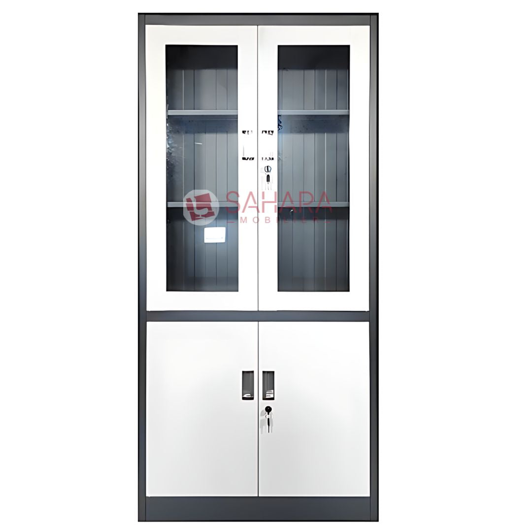 armoire métallique 4 portes battantes avec serrure 