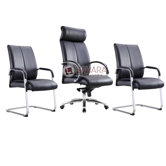 Pack fauteuil simili cuir Marganit Réf C0563