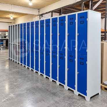 Vestiaire multicases 2 cases superposées à monter Réf C0267