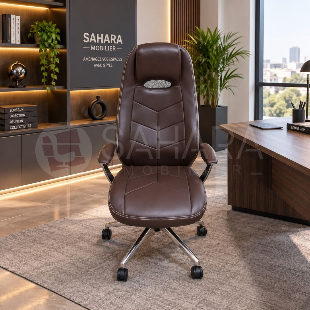 Fauteuil de direction en simili cuir FERRARI Noir Réf.B2858