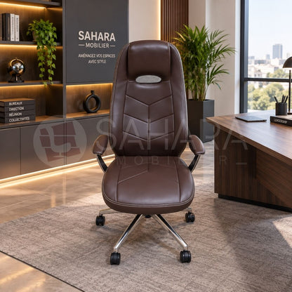 Fauteuil de direction en simili cuir FERRARI Noir Réf.B2858
