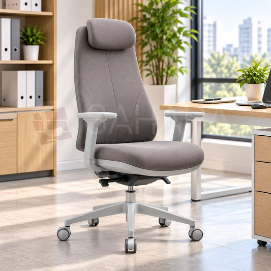 Fauteuil de bureau ergonomique pivotant à dossier haut Réf C1353