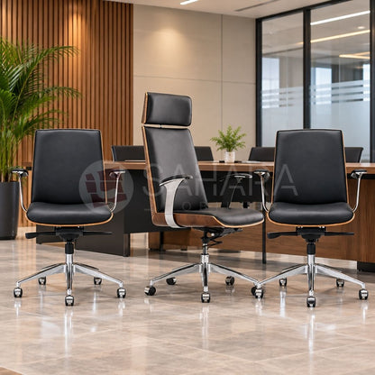Pack fauteuil de direction en simili cuir Réf C1258