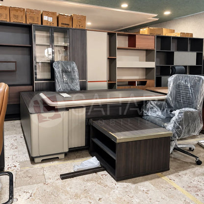 Bureau de Direction en MDF – Design Prestige Réf C1226