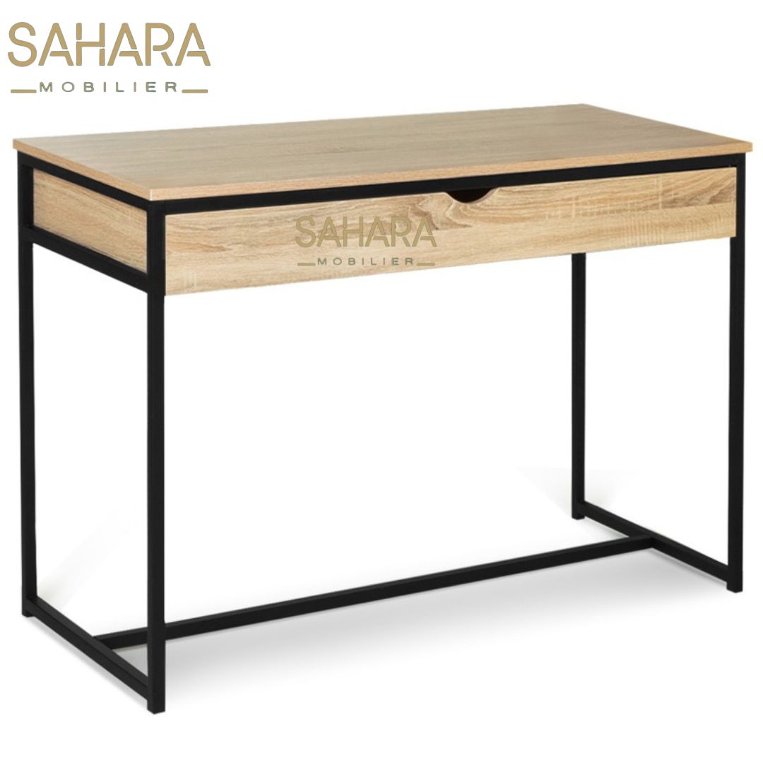 Bureau avec un tiroir Design Industriel Réf B2753