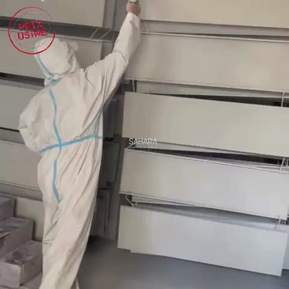 Armoire haute métallique avec 2 portes battante   A0529