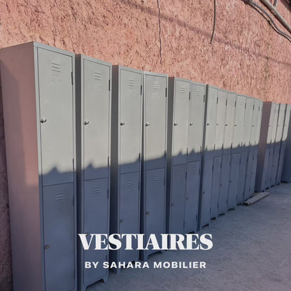 Casier vestiaire  métallique 4 portes a fermeture cadenas Réf. B1870
