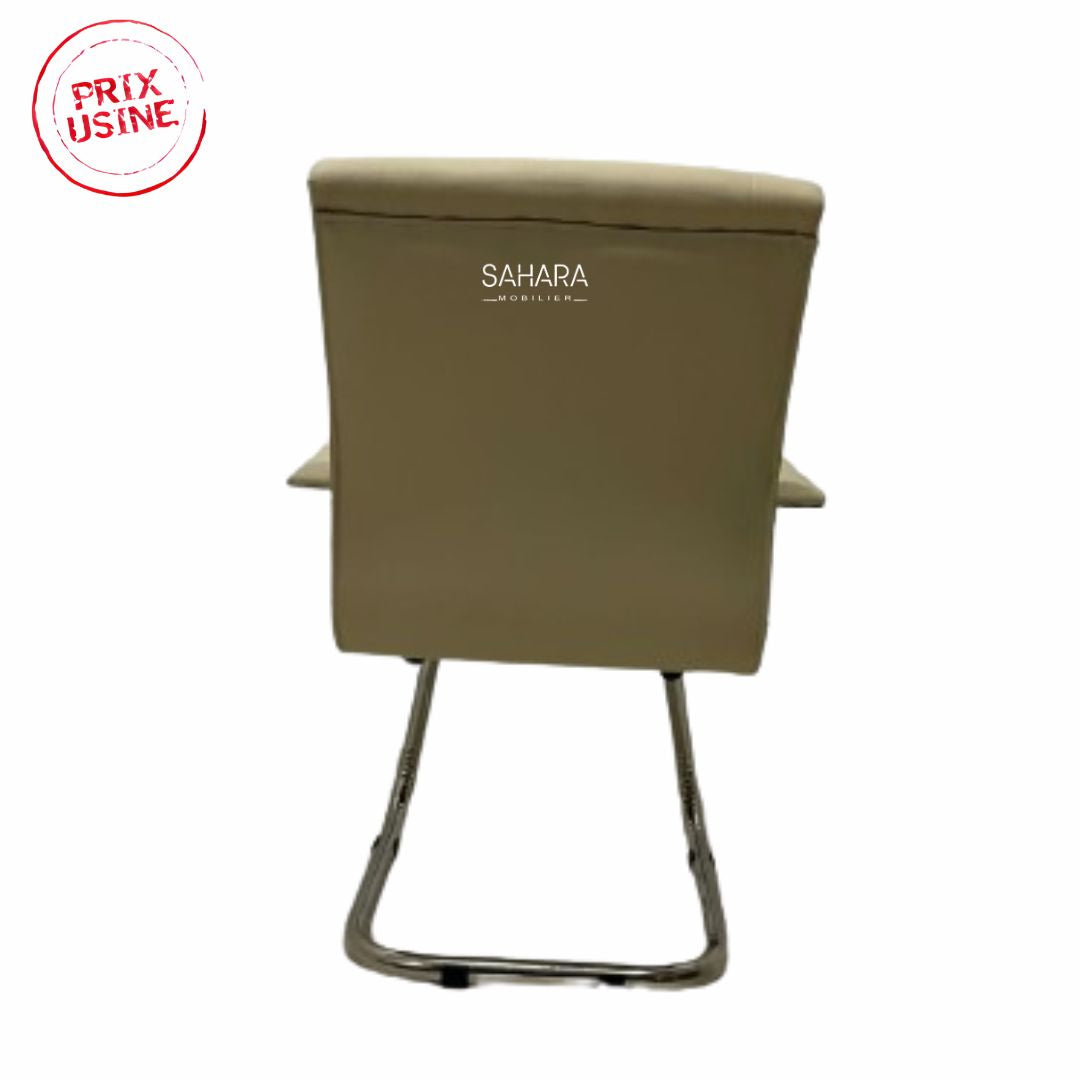 Fauteuil BLAD Visiteur en Beige Réf B3592