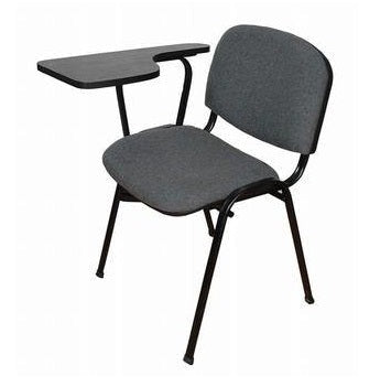 Chaise en tissu avec tablette écritoire rotative en Bois A0488