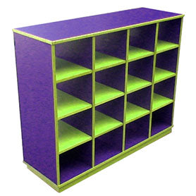 Rangement scolaire en Bois 16 cases Réf. B1901
