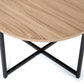 TABLE BASSE RONDE 70 CM DESIGN INDUSTRIEL Réf B2781