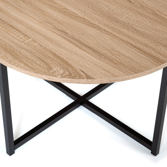 TABLE BASSE RONDE 70 CM DESIGN INDUSTRIEL Réf B2781