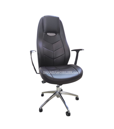 Fauteuil de direction en simili cuir FERRARI Noir Réf.B2858