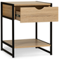LOT DE 2 TABLES DE CHEVET DETROIT DESIGN INDUSTRIEL Réf B2483