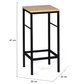 LOT DE 2 TABOURETS DE BAR DETROIT DESIGN INDUSTRIEL Réf B2760