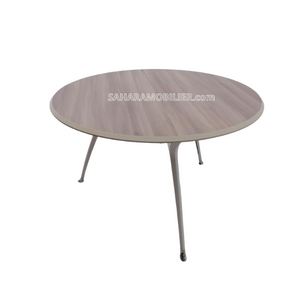 Table de réunion ronde en bois Diam 1200 mm Réf B2463